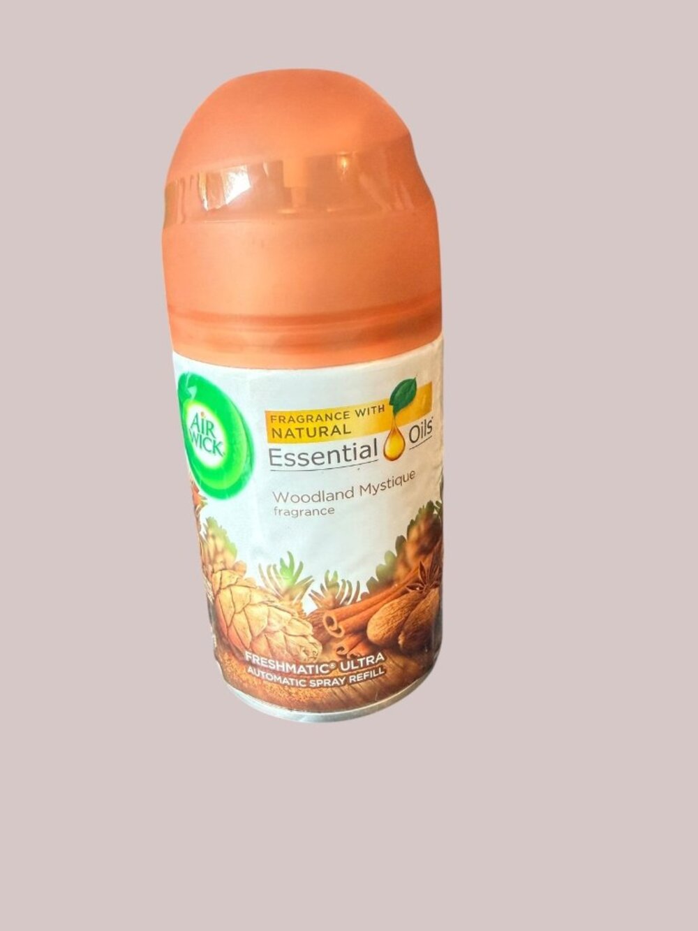 Airwick Automatic Spray Refill  Essential oils Woodland Mystique 6.17oz
